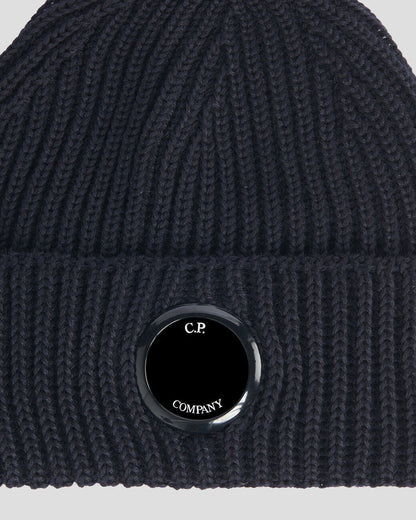 Extra Fine Merino Wool Beanie Total Eclipse