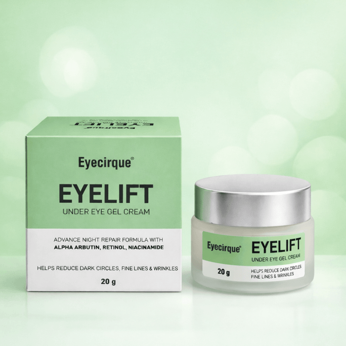 Eyelift Under Eye Gel Cream for Dark Circles, Puffy Eyes, Eye Bags & Wrinkles Pack of 2