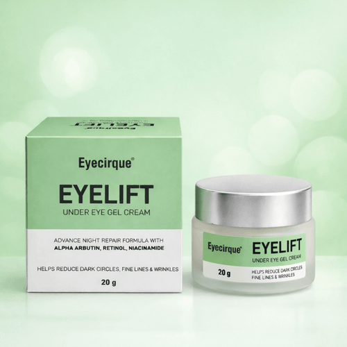 Eyelift Under Eye Gel Cream for Dark Circles, Puffy Eyes, Eye Bags & Wrinkles Pack of 2