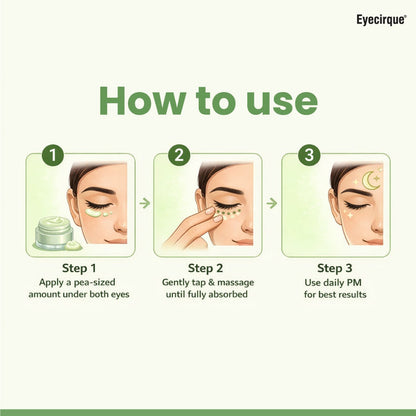 Eyelift Under Eye Gel Cream for Dark Circles, Puffy Eyes, Eye Bags & Wrinkles Pack of 2