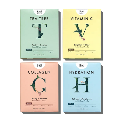 Rael Face Anything Mask Set for Soothing, Hydration, and Brightening