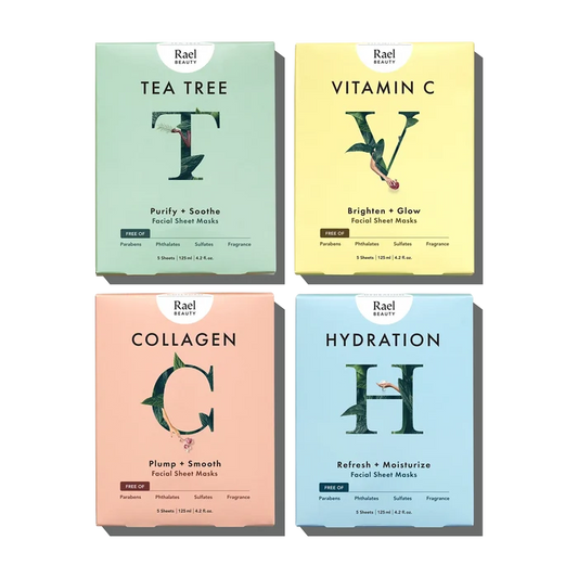Rael Face Anything Mask Set for Soothing, Hydration, and Brightening