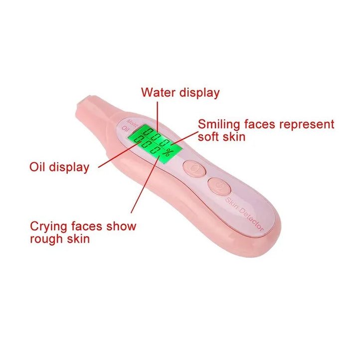 Facial Moisture Tester Skin Care Tool - Detector , Analyzer , Monitor , Digital - SD Cosmetics Care
