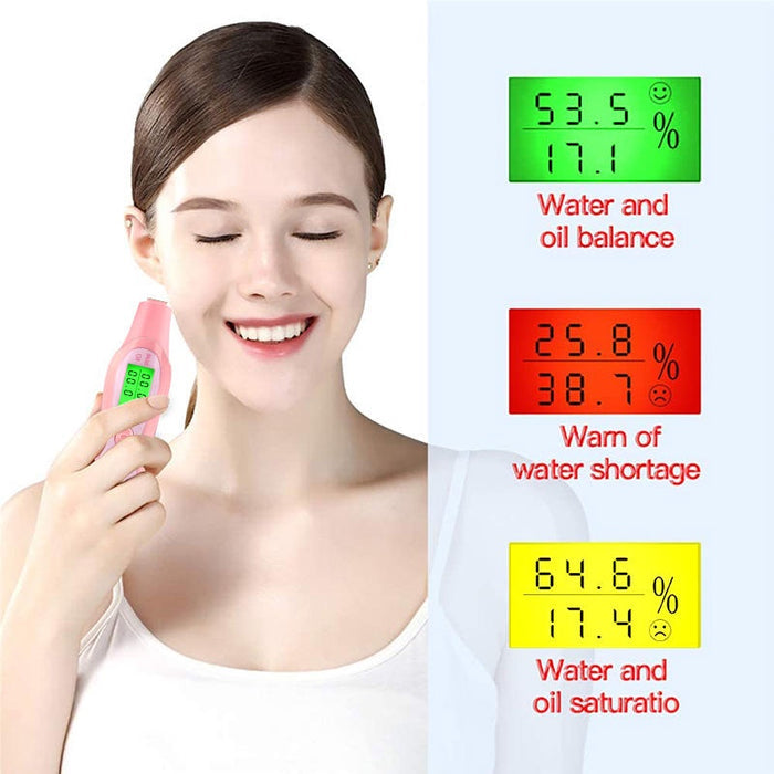 Facial Moisture Tester Skin Care Tool - Detector , Analyzer , Monitor , Digital - SD Cosmetics Care