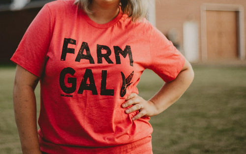 Farm Gal ( red or Green Choice)