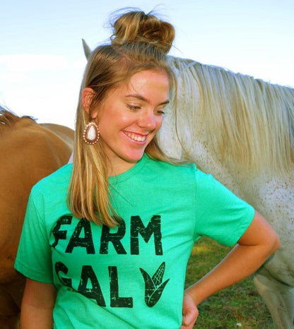 Farm Gal ( red or Green Choice)