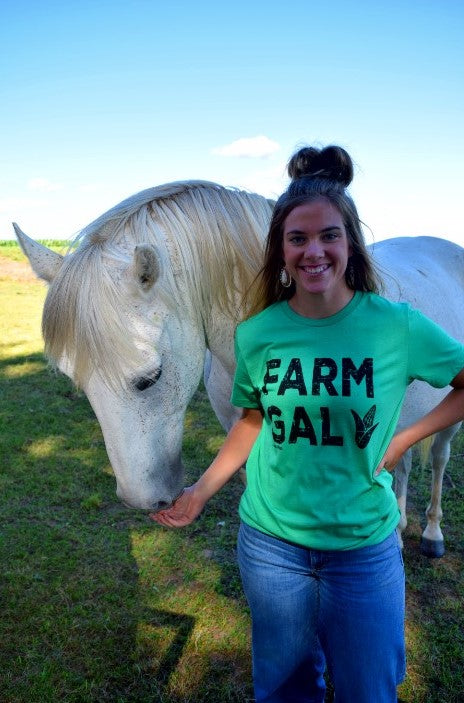 Farm Gal ( red or Green Choice)