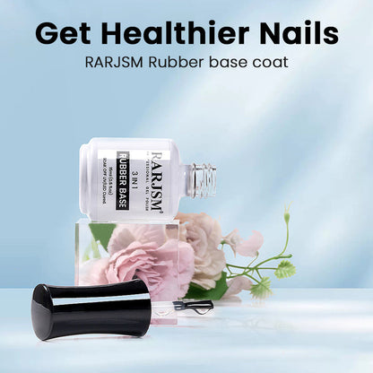 Flash Sale 3-in-1 Self-Healing Rubber Base Gel 15ml - Limited Time 54% OFF