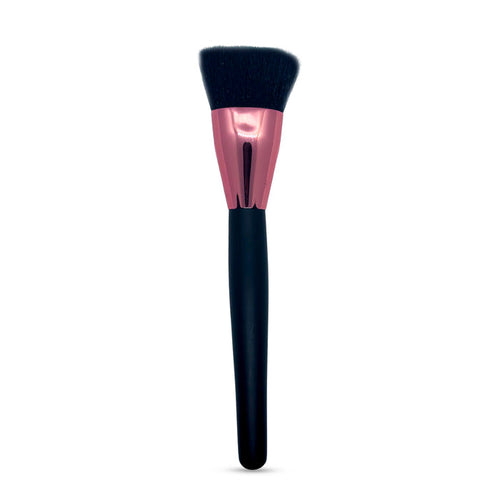 Flat Angled Contour Brush – Rose Gold & Black