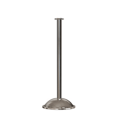 SATIN STAINLESS STEEL / FLAT TOP TAPPED FOR SIGN FRAME