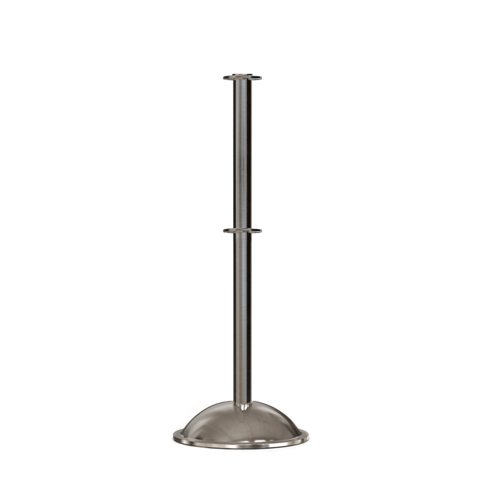 SATIN STAINLESS STEEL / TAPPED FOR SIGN FRAME