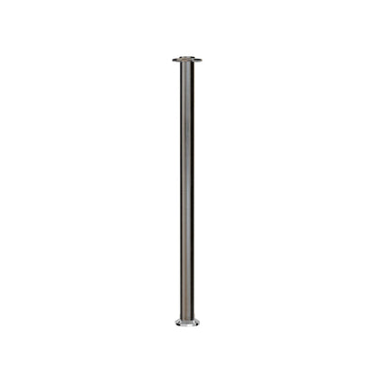 Flat Top Rope Stanchion with Fixed Base - Montour Line CXLineF - Crowd Control Warehouse