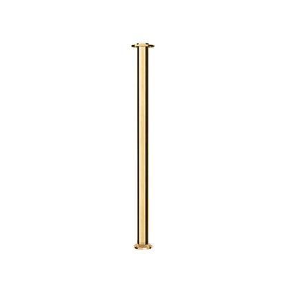 POLISHED BRASS POST / TAPPED TOP FOR SIGN FRAME