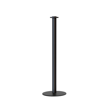 Flat Top Rope Stanchion with Low Profile Base - Montour Line CXLine - Crowd Control Warehouse