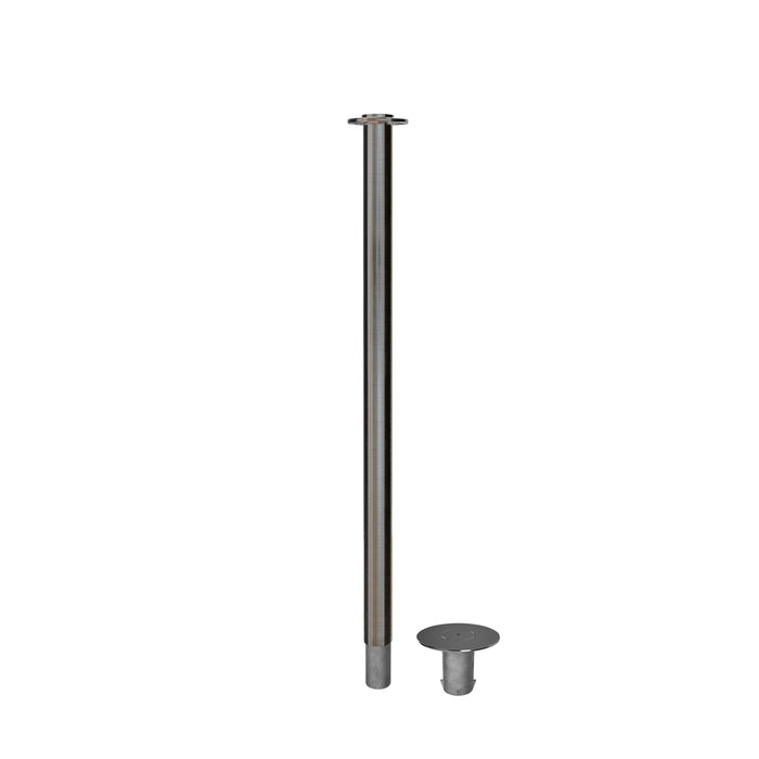 SATIN STAINLESS STEEL POST / NO TAPPED TOP