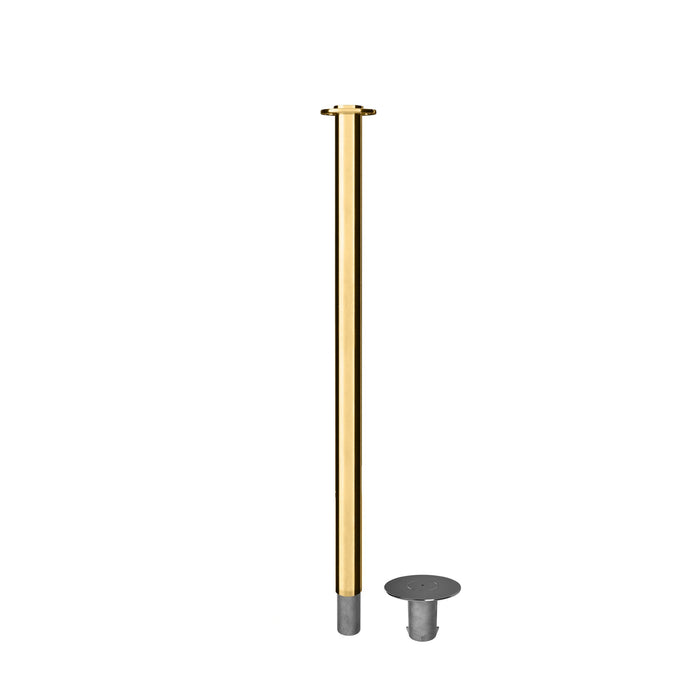 POLISHED BRASS POST / NO TAPPED TOP
