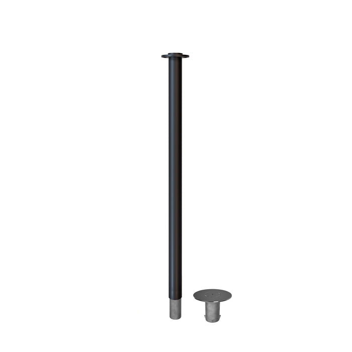 BLACK POST / TAPPED TOP FOR SIGN FRAMES
