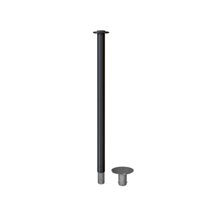 BLACK POST / TAPPED TOP FOR SIGN FRAMES