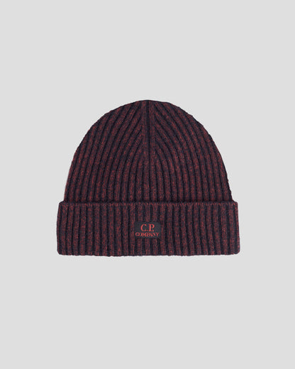 Fleece Knit Beanie Ketchup - Red