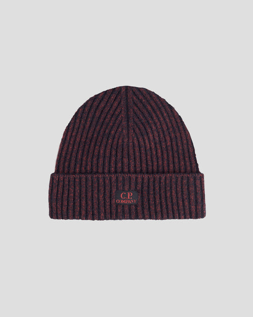 Fleece Knit Beanie Ketchup - Red