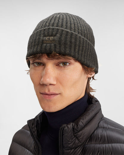 Fleece Knit Beanie Olive Night - Green