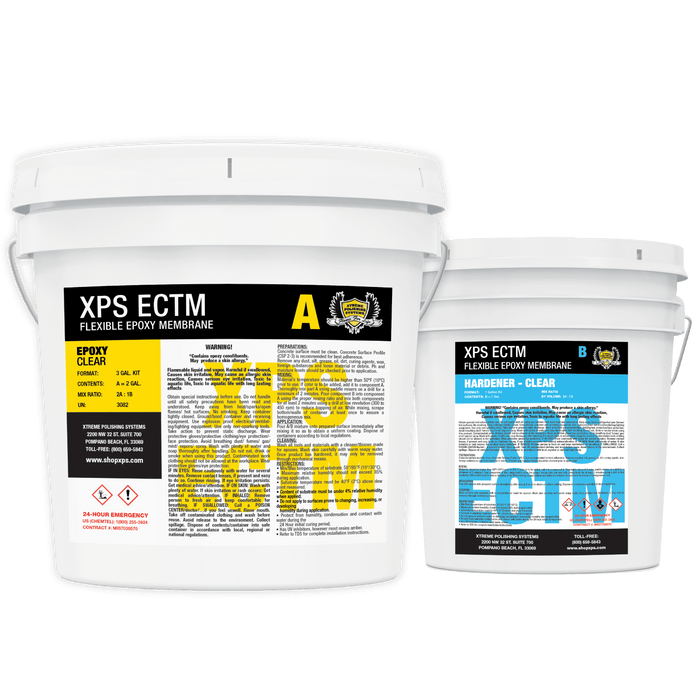 XPS ECTM Flexible Epoxy Primer Membrane Coating Kit - Xtreme Polishing Systems: flexible epoxy for wood floors, 
flexible epoxy resin, and concrete epoxy floor.