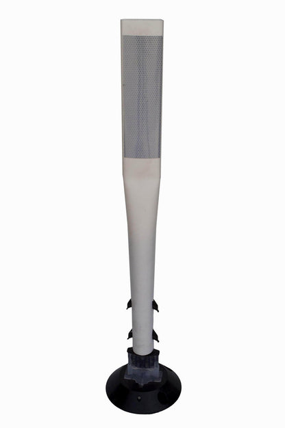 Flexstake Traffic Delineator 750 Series Surface Mount Flattened Top Post Round Base - Crowd Control Warehouse