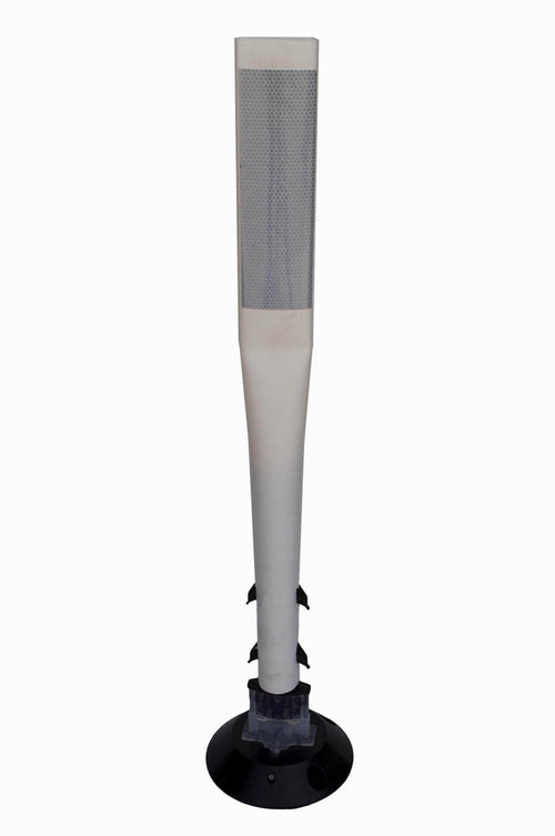 Flexstake Traffic Delineator 750 Series Surface Mount Flattened Top Post Round Base - Crowd Control Warehouse