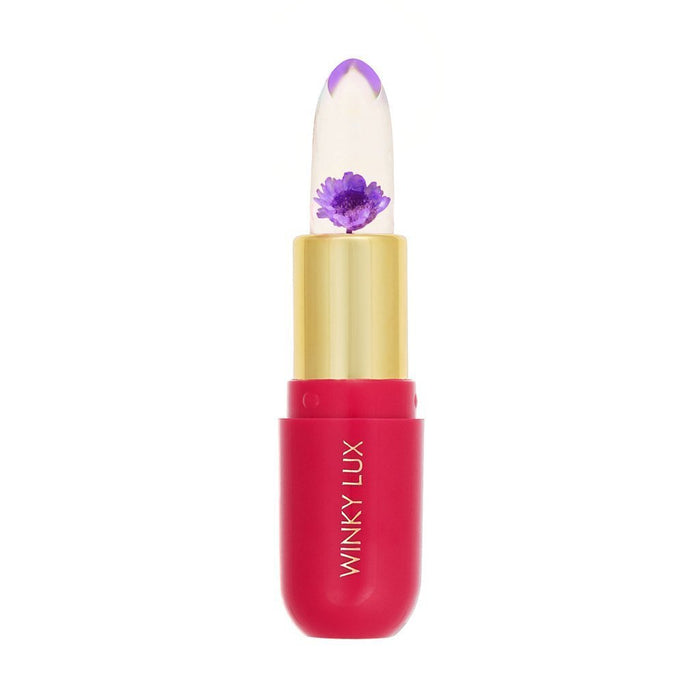 Purple -- Winky Lux Lip Balm Pink Flower Balm