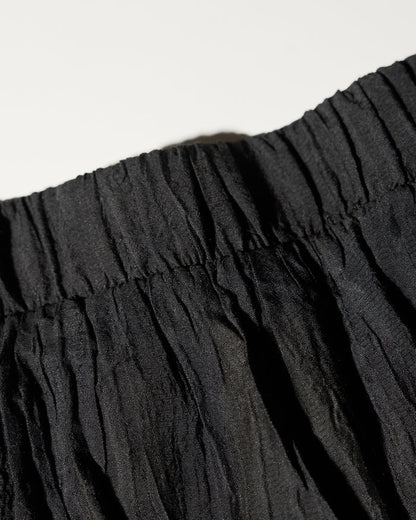 Pant detail of Flowy Pant - Gauze Black