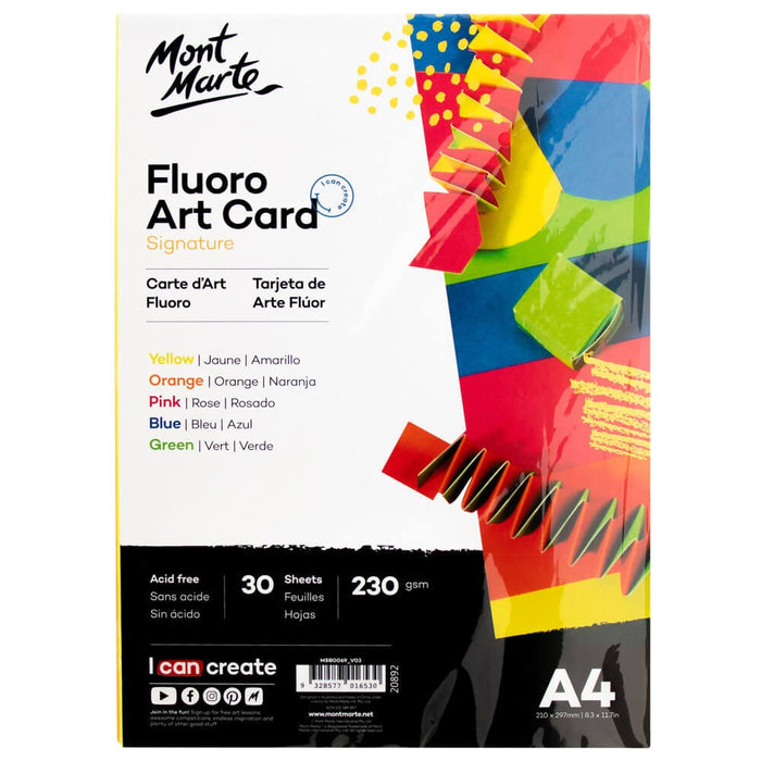 Fluoro Art Card Signature A4 230 gsm