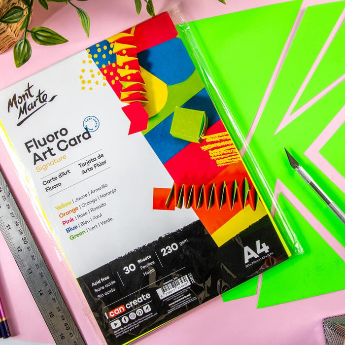 Fluoro Art Card Signature A4 230 gsm
