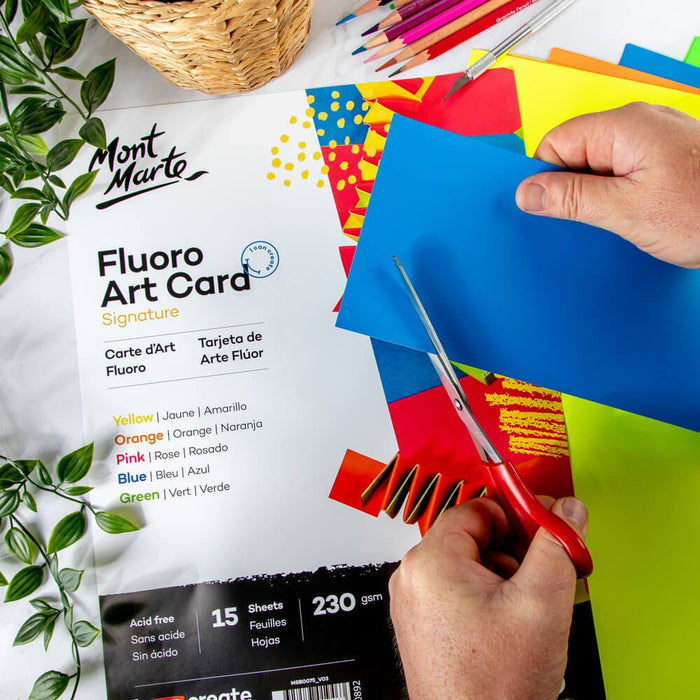 Fluoro Art Card Signature A4 230 gsm