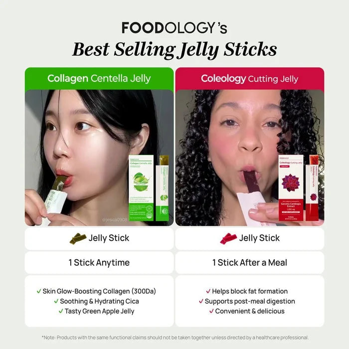 FOODOLOGY Collagen Centella Jelly 10 sticks
