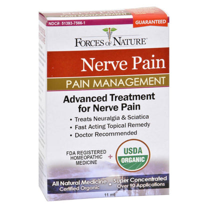 Forces of Nature Nerve Pain Management – Organic 11 ml