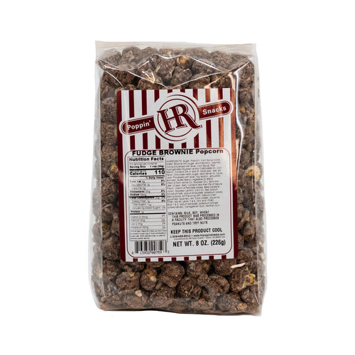 Fudge Brownie Popcorn | 6.3 oz | HR Poppin' Snacks