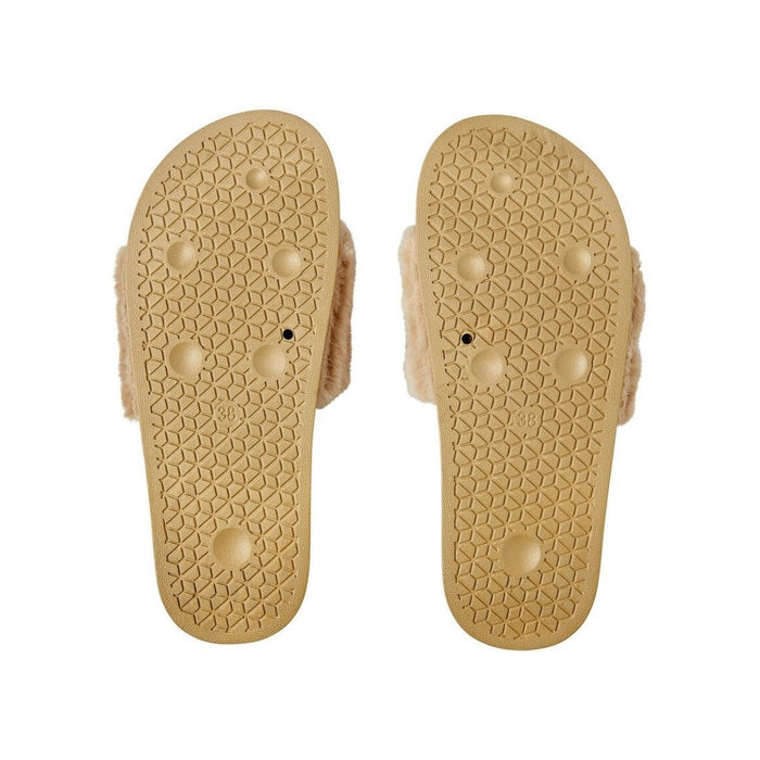 #Fw38 Jewel Fur Slipper [Large] [Caramel]