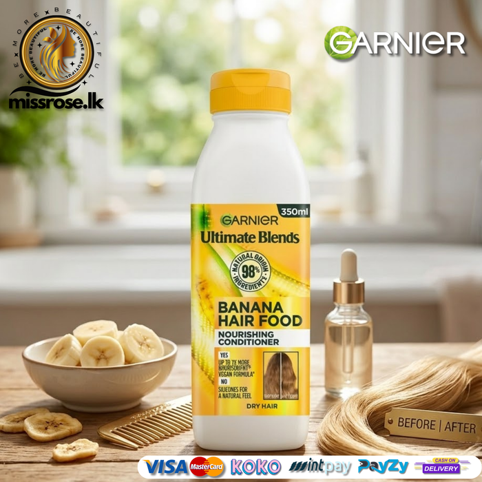 Garnier Ultimate Blends Banana Hair Food Nourishing Conditioner (350ml)