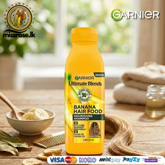 Garnier Ultimate Blends Banana Hair Food Nourishing Shampoo (350ml)