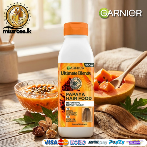 Garnier Ultimate Blends Papaya Hair Food Repairing Conditioner (350ml)