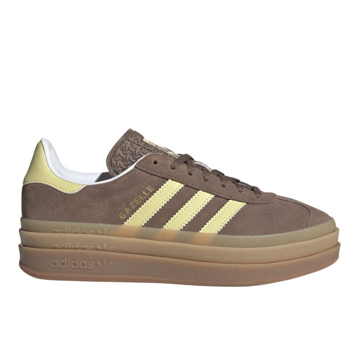 adidas Gazelle Bold Lace Up  Womens Brown Sneakers Casual Shoes JI2697