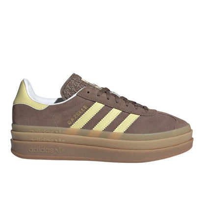adidas Gazelle Bold Lace Up  Womens Brown Sneakers Casual Shoes JI2697