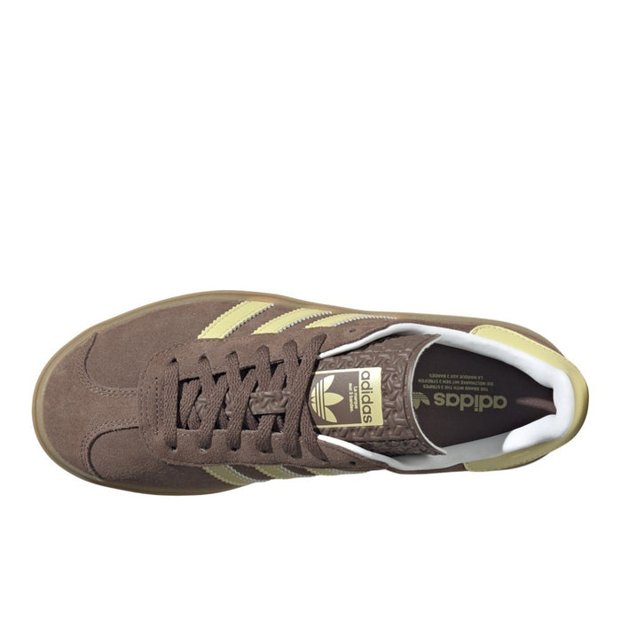 adidas Gazelle Bold Lace Up  Womens Brown Sneakers Casual Shoes JI2697