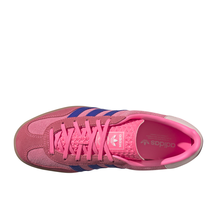 adidas Gazelle Indoor Lace Up  Womens Pink Sneakers Casual Shoes JQ0194
