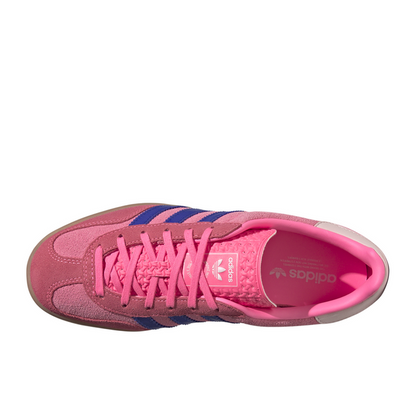 adidas Gazelle Indoor Lace Up  Womens Pink Sneakers Casual Shoes JQ0194