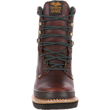 Georgia G8274 Men's 8" Lace Up Soggy Brown Boot