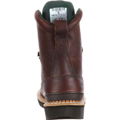 Georgia G8274 Men's 8" Lace Up Soggy Brown Boot