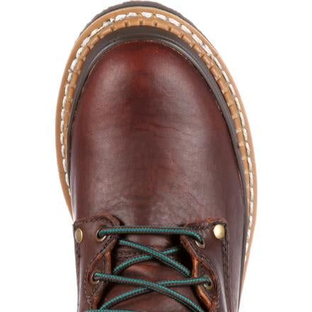 Georgia G8274 Men's 8" Lace Up Soggy Brown Boot