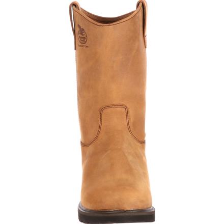 Georgia Men's 11" Farm and Ranch Wellington Pull On Wedge Sole Boot