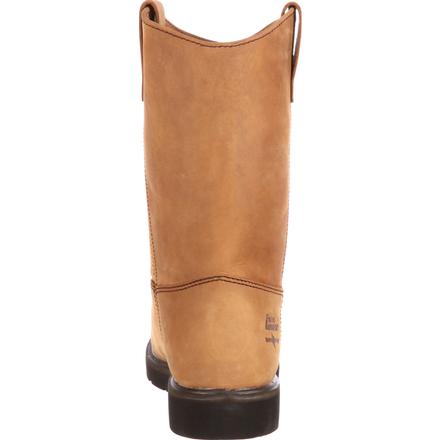 Georgia Men's 11" Farm and Ranch Wellington Pull On Wedge Sole Boot